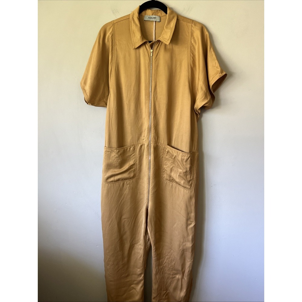 Rachel Comey Barrie Jumpsuit Coverall Workwear Size 8 Silky Zip Front  Viscose